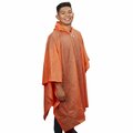 Cordova Rain Poncho, Orange RP10O